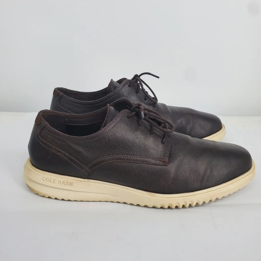 Cole Haan Shoe  Men's 12 M Grand+ Plain Toe Oxford Golf C36982